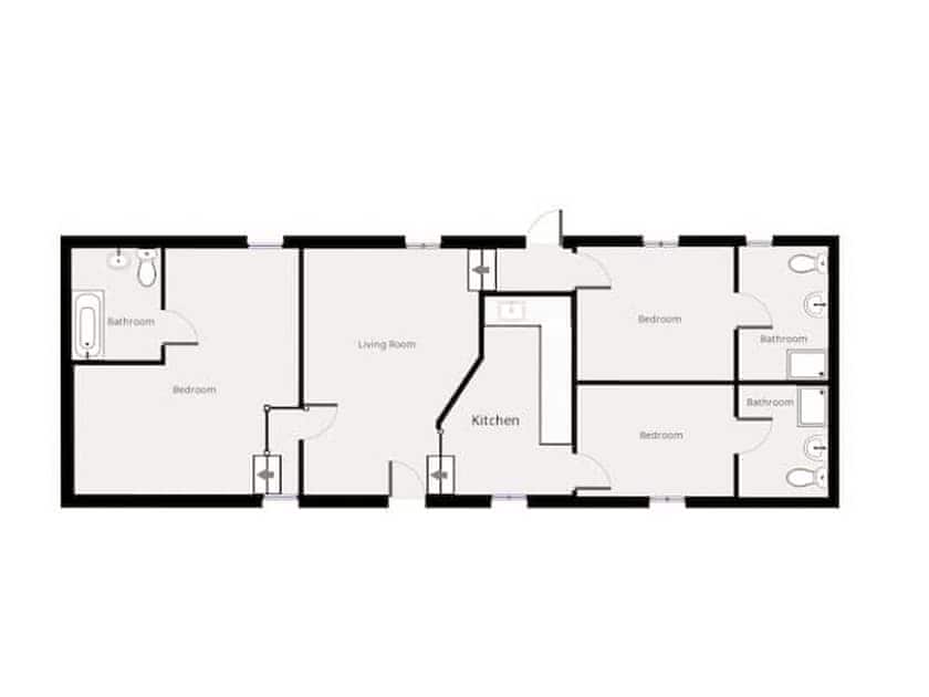 Floor plan | Blackbird - Champernhayes, Wooton Fitzpaine, near Charmouth