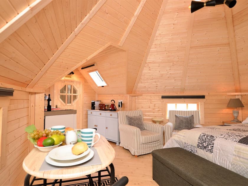 Open plan living space | Seal Point Cabin, Cairndow