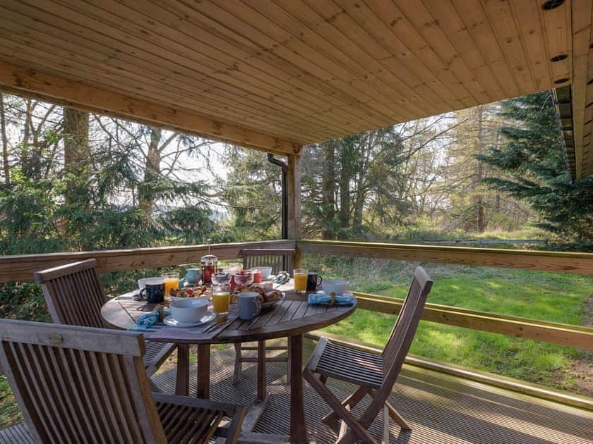 Terrace | Woodend Lodges- Ben Macdui - Woodend Lodges, Glassel, near Banchory