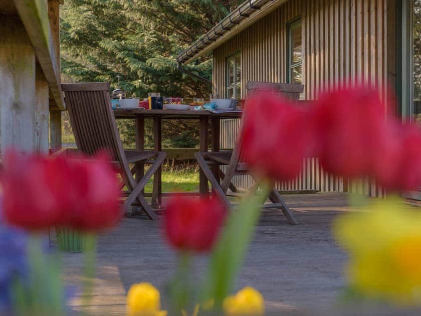 Terrace | Woodend Lodges- Ben Macdui - Woodend Lodges, Glassel, near Banchory