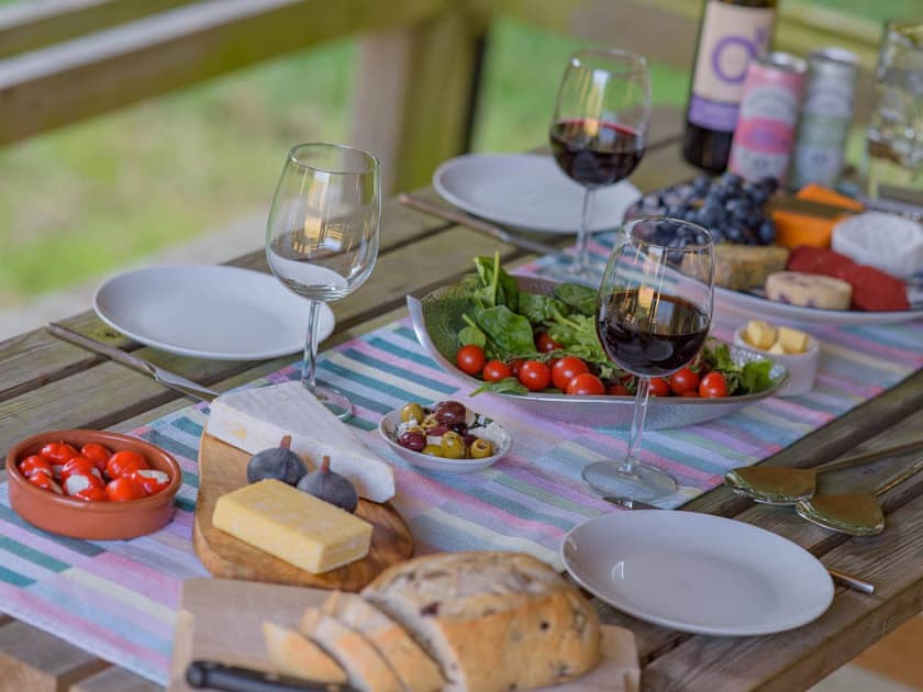 Terrace | Clachnaben - Woodend Lodges, Glassel, near Banchory