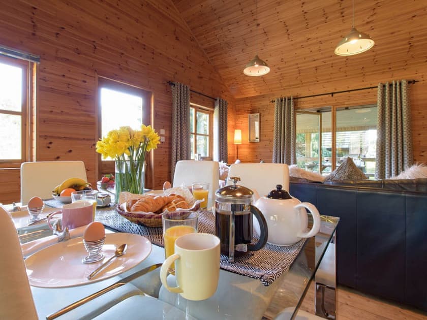Dining Area | Clachnaben - Woodend Lodges, Glassel, near Banchory