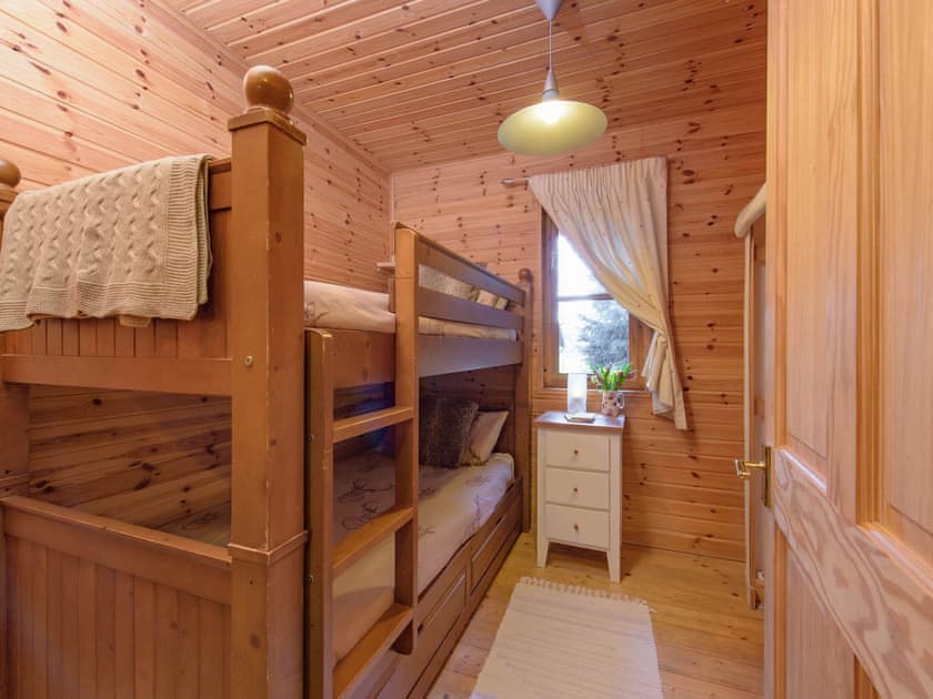 Bunk bedroom | Clachnaben - Woodend Lodges, Glassel, near Banchory