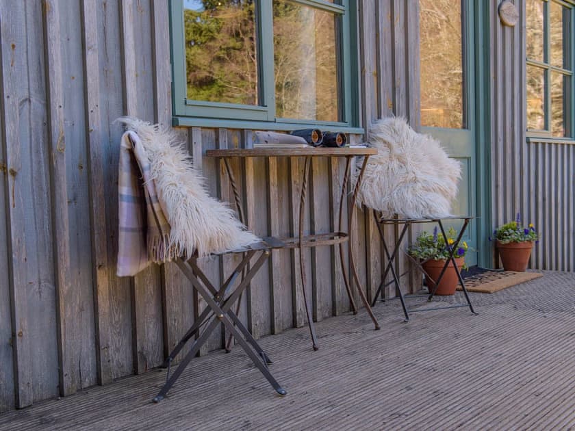 Outdoor area | Clachnaben - Woodend Lodges, Glassel, near Banchory