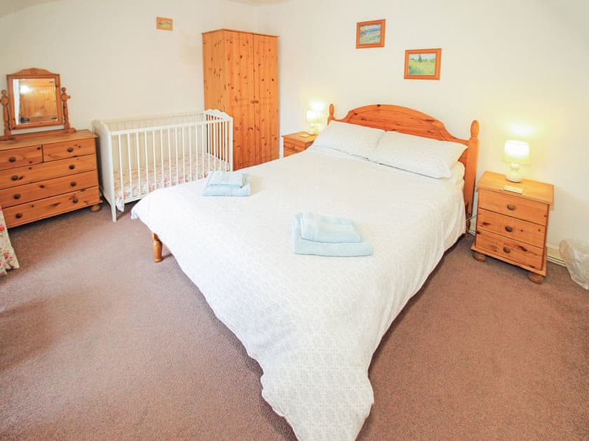 Bedroom 2 - 1st floor double  | Former Farmhouse, Llanbedr
