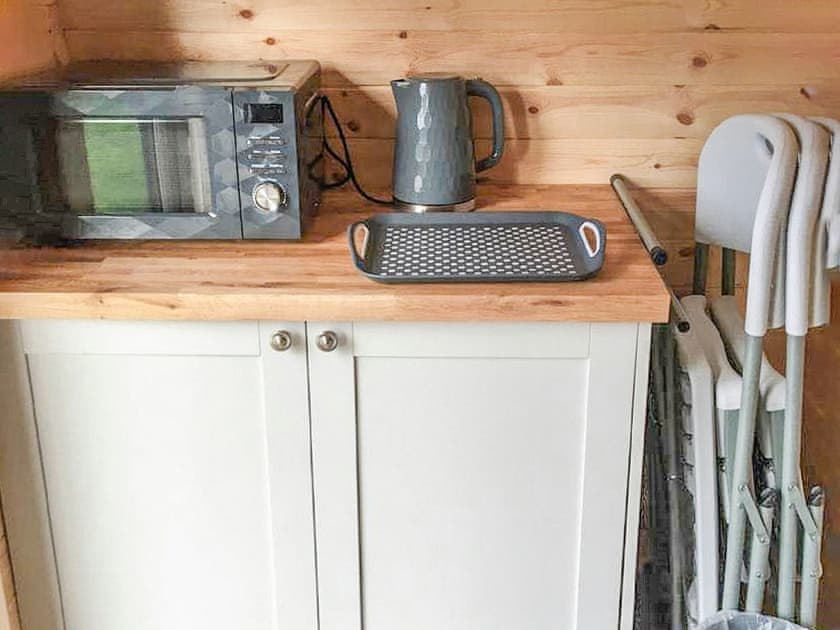Kitchen area | Lavender - Centry Glamping Pods, Brixham