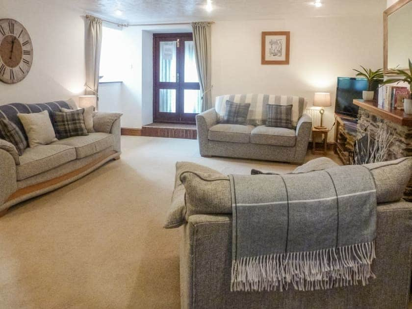 Living room | Anneth Lowen - Rescorla Farm Cottages, Mevagissey, near St. Austell