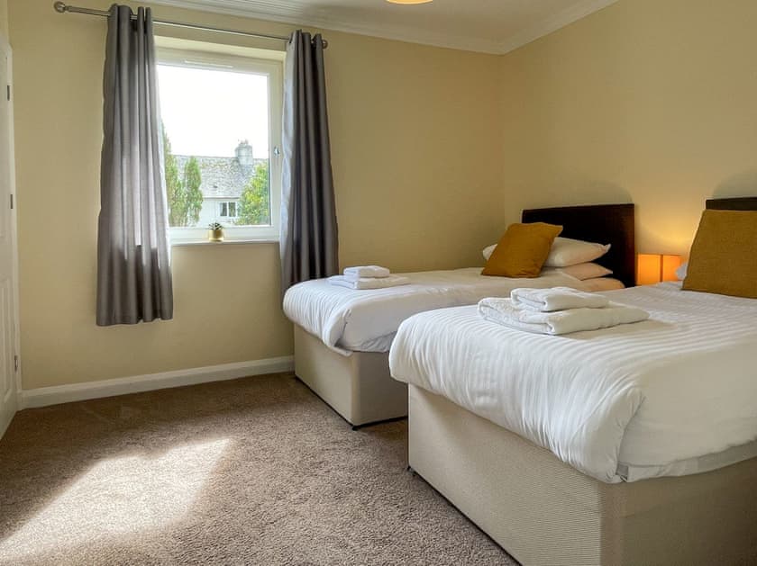 Twin bedroom | Lochiel Apartment, Fort William