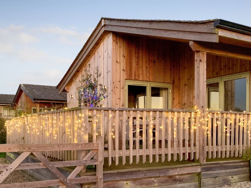 Outdoor area | Meadowside Lodges- Peregrine Lodge - Meadowside Lodges, St Columb, near Padstow