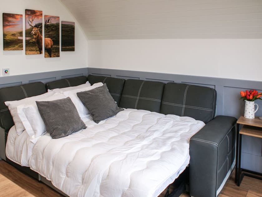 Open plan living space | Knockan - Hillhead Hideaways, Newmill, nr Keith