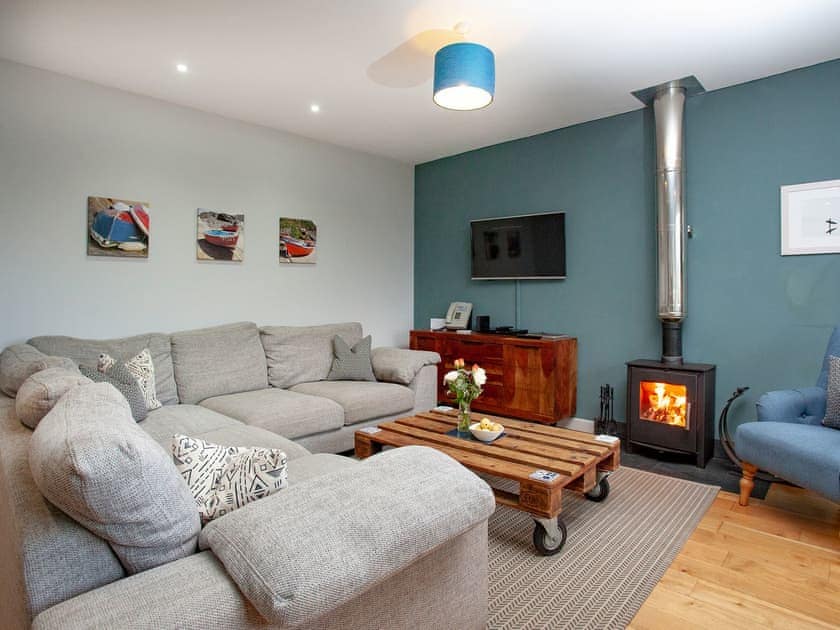 Living area | Semybadazee, Widemouth Bay