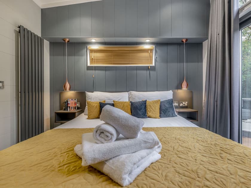 Double bedroom | The Powys Lodge, New Quay