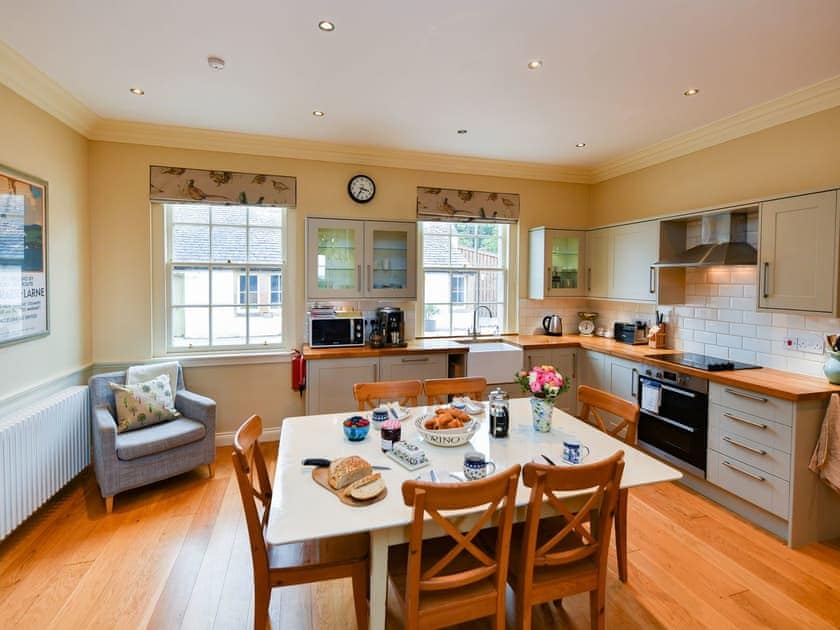 Kitchen/diner | Garden Cottage - Corsewall Estate Holiday Cottages, Kirkcolm, near Stranraer