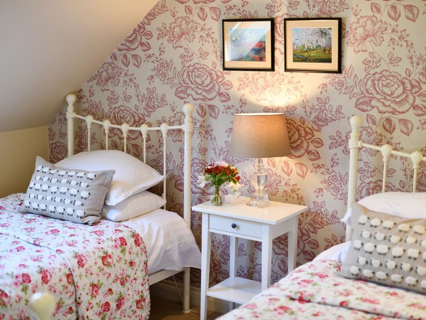 Twin bedroom | Stables Cottage - Corsewall Estate Holiday Cottages, Kirkcolm, near Stranraer