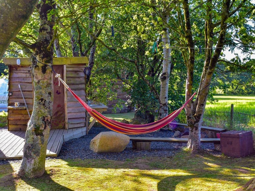 Outdoor area | Y Cwtch - Tregoes Pods and Domes, Fishguard
