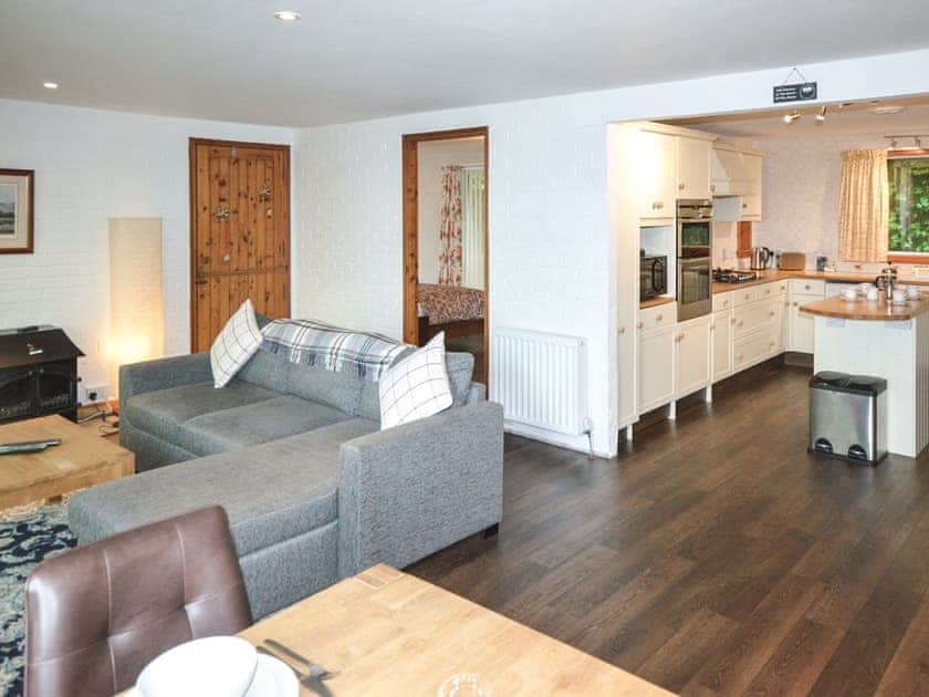 Open plan living space | Ardura Apartment No 1 - Ardura Apartments, Oban