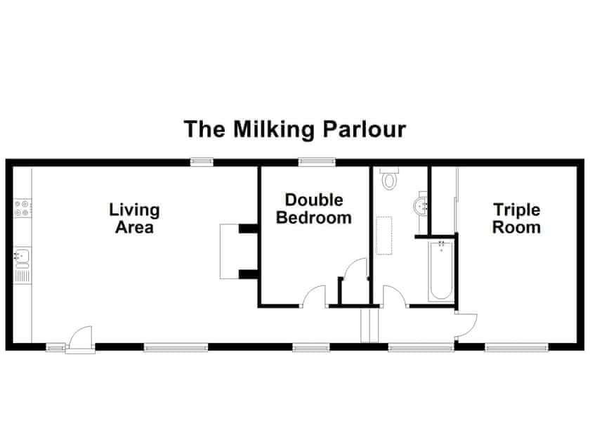 Floor plan | The Milking Parlour - Manor Mews, Tattersett, near Fakenham