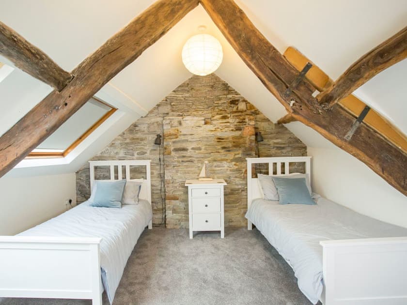 Twin bedroom | Castle Cottage, Cardigan