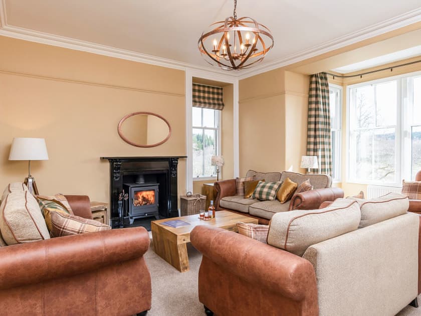 Living room | Inverpattack Lodge - Ardverikie Cottages, Kinloch Laggan