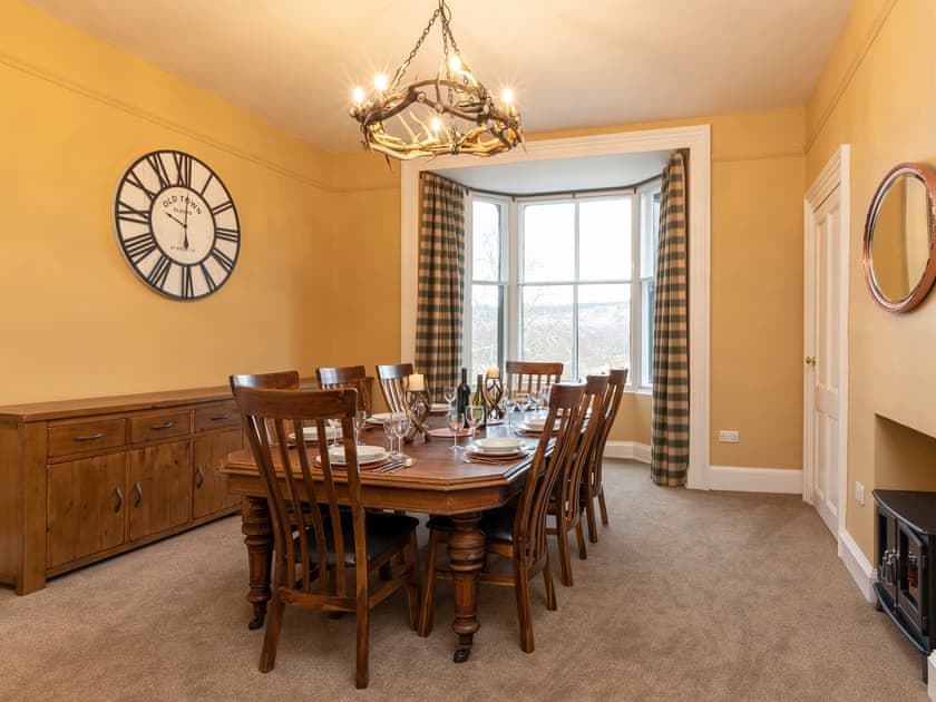 Dining room | Inverpattack Lodge - Ardverikie Cottages, Kinloch Laggan