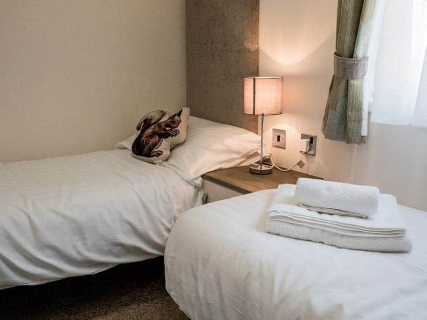 Twin bedroom | Jessie’s Corner - Felmoor Park, Felton, near Morpeth