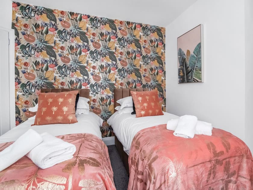 Twin bedroom | Stylish Hot Tub House, York