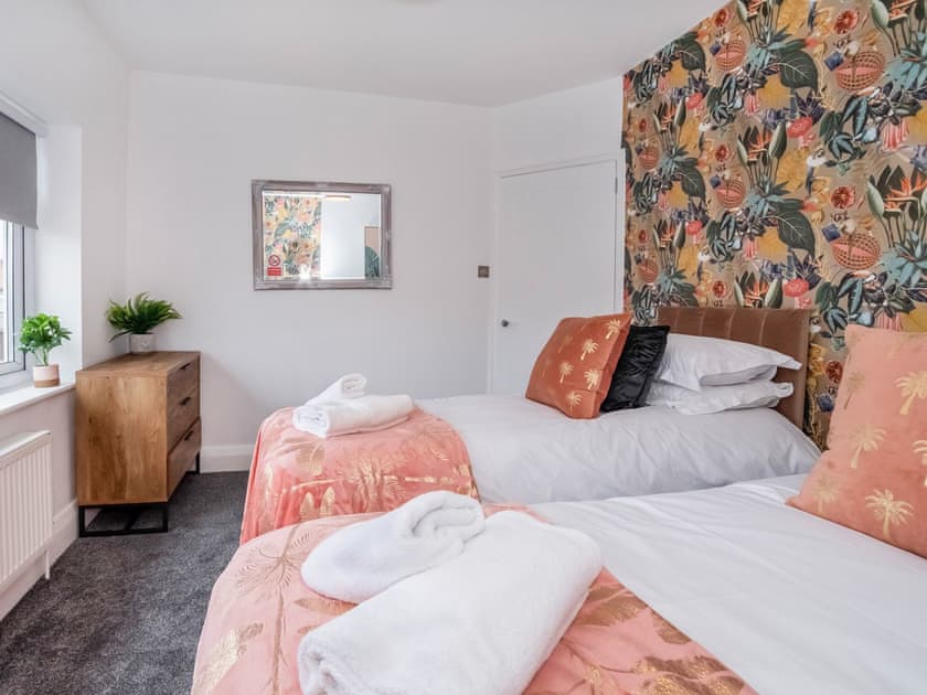 Twin bedroom | Stylish Hot Tub House, York