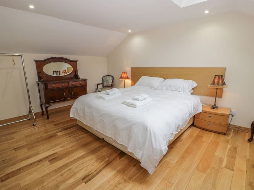 Double bedroom | Stables - Cloncaird Castle, Kirkmichael, near Ayr