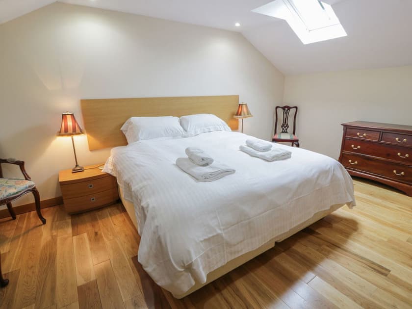 Double bedroom | Stables - Cloncaird Castle, Kirkmichael, near Ayr