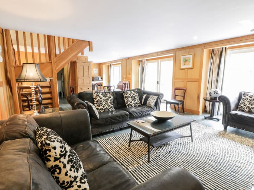 Open plan living space | Coach House - Cloncaird Castle, Kirkmichael, near Ayr