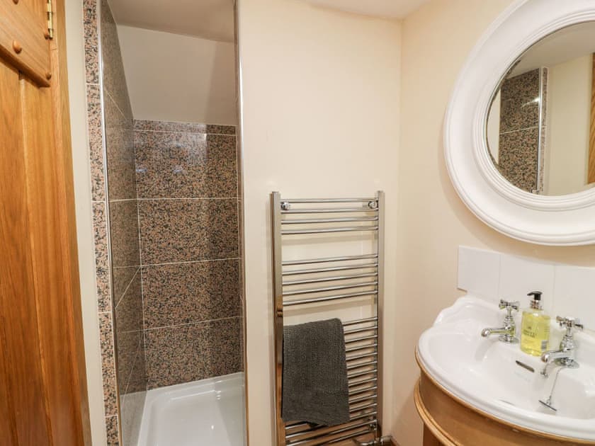 Shower room | Coach House - Cloncaird Castle, Kirkmichael, near Ayr