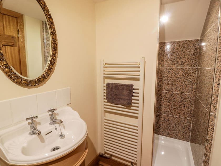 Shower room | Coach House - Cloncaird Castle, Kirkmichael, near Ayr