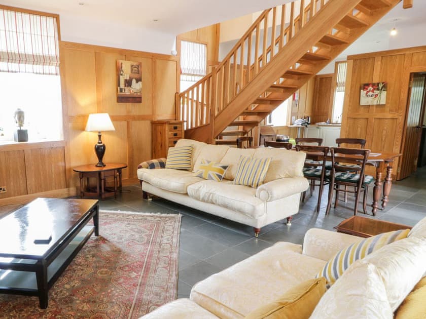 Living room/dining room | Grooms - Cloncaird Castle, Kirkmichael, near Ayr