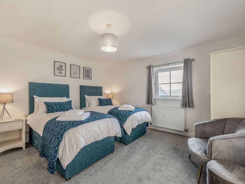 Twin bedroom | Crug Y Bar, Cardigan