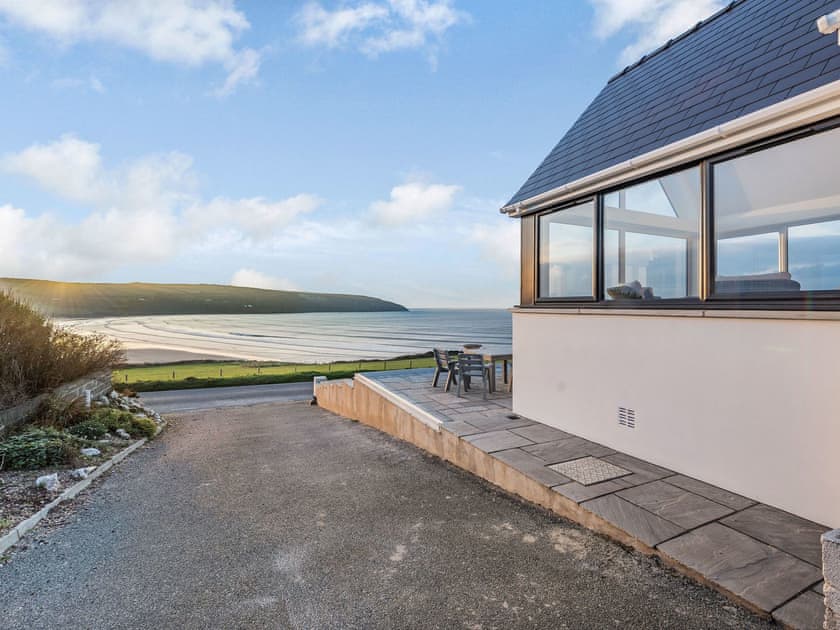 Outdoor area | Crug Y Bar, Cardigan