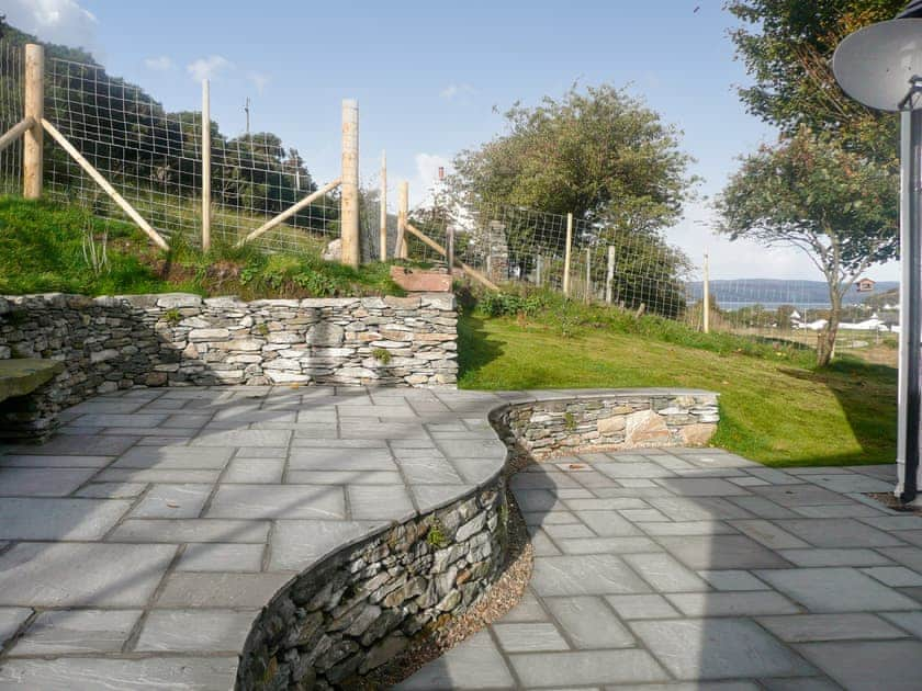 Outdoor area | SQLArran Cottage, Lochranza