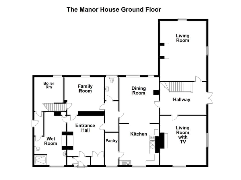 Floor plan | The Manor House - Manor Mews, Tattersett, near Fakenham