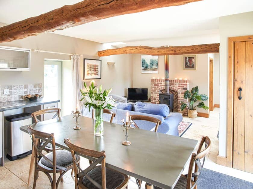 Cosy loving area with wood burner | The Piggery - Manor Mews, Tattersett, near Fakenham