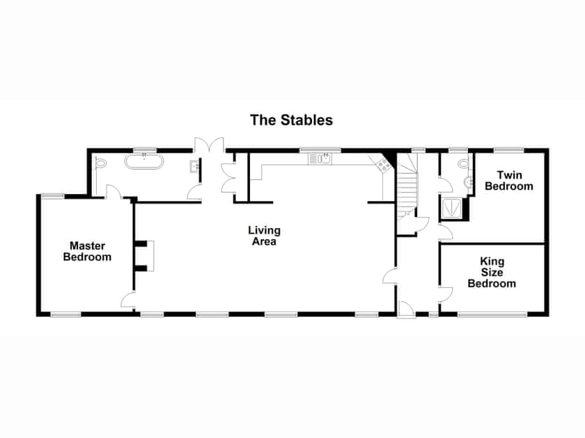 Floor plan | The Stables - Manor Mews, Tattersett, near Fakenham
