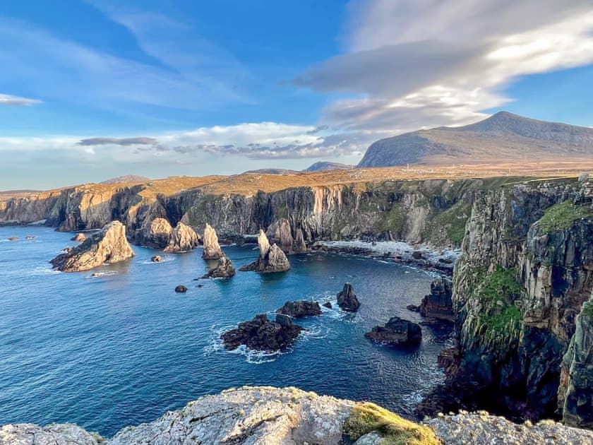 Mangersta Sea Stacks, Lewis  | Dalvista Cottage, Loch Leurbost, near Stornoway, Isle of Lewis