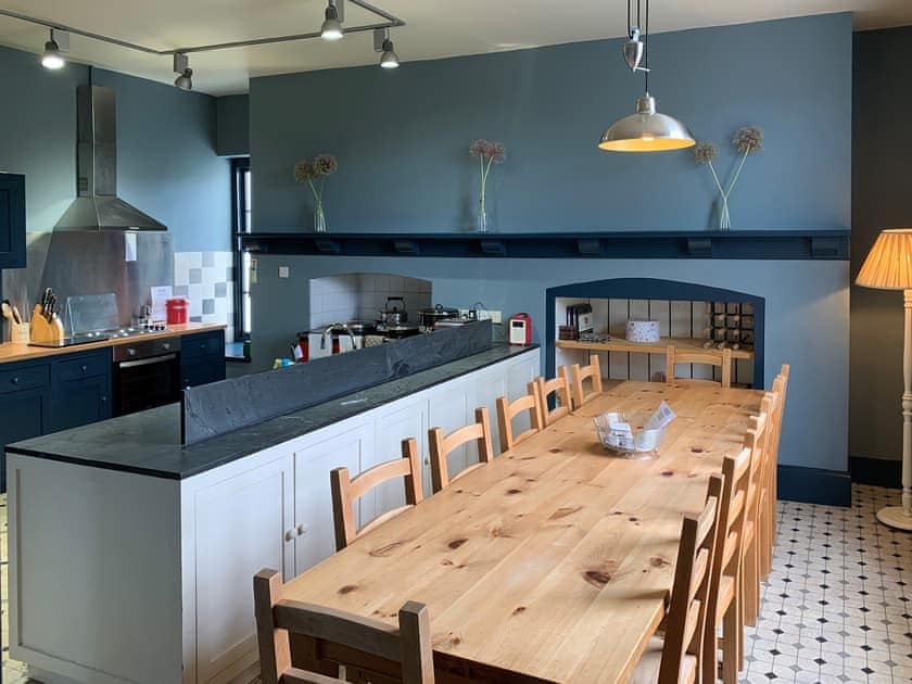Kitchen/diner | Lambside House - Carswell Cottages, Holbeton
