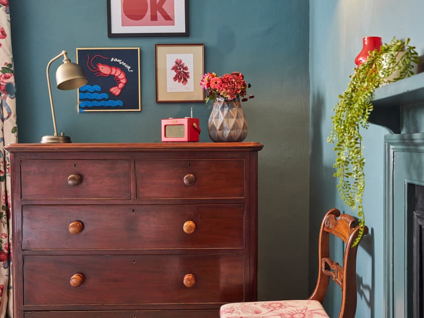 Double bedroom | Lambside House - Carswell Cottages, Holbeton
