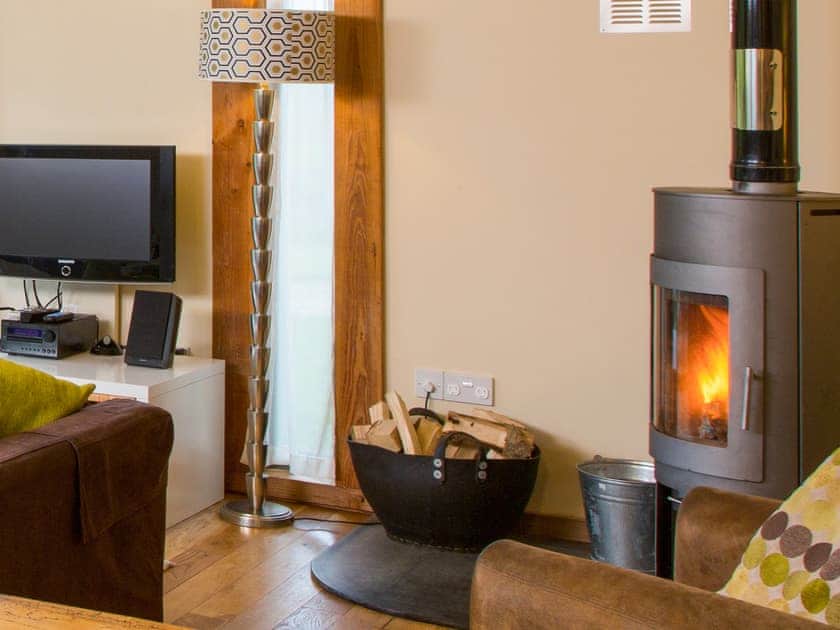 Open plan living space | The Lodge - Carswell Cottages, Holbeton
