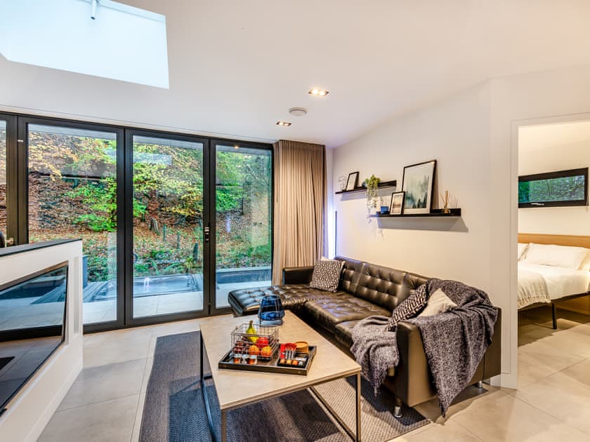 Open plan living space | The Pump House Lodge, Elslack