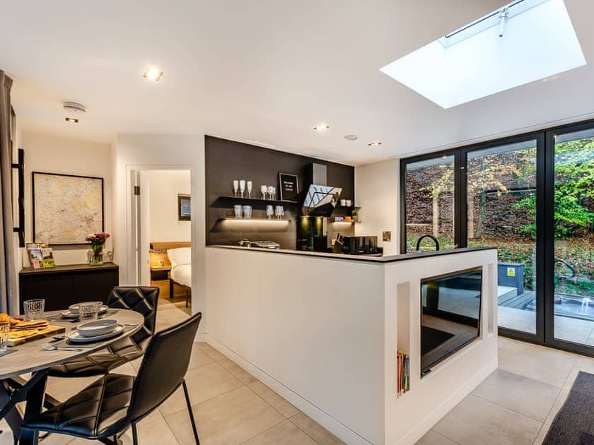Open plan living space | The Pump House Lodge, Elslack