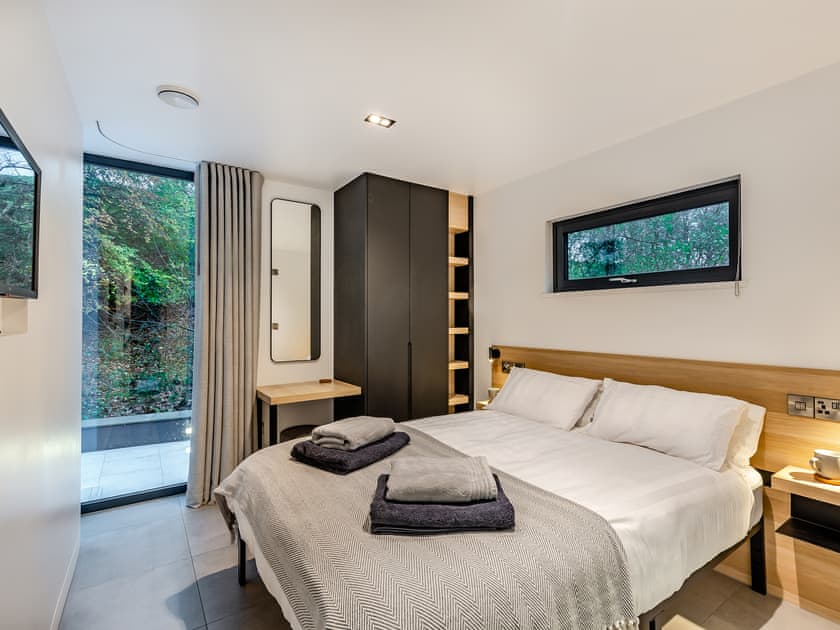 Double bedroom | The Pump House Lodge, Elslack