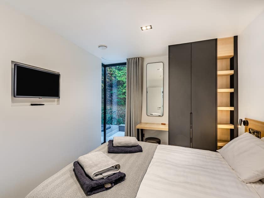 Double bedroom | The Pump House Lodge, Elslack