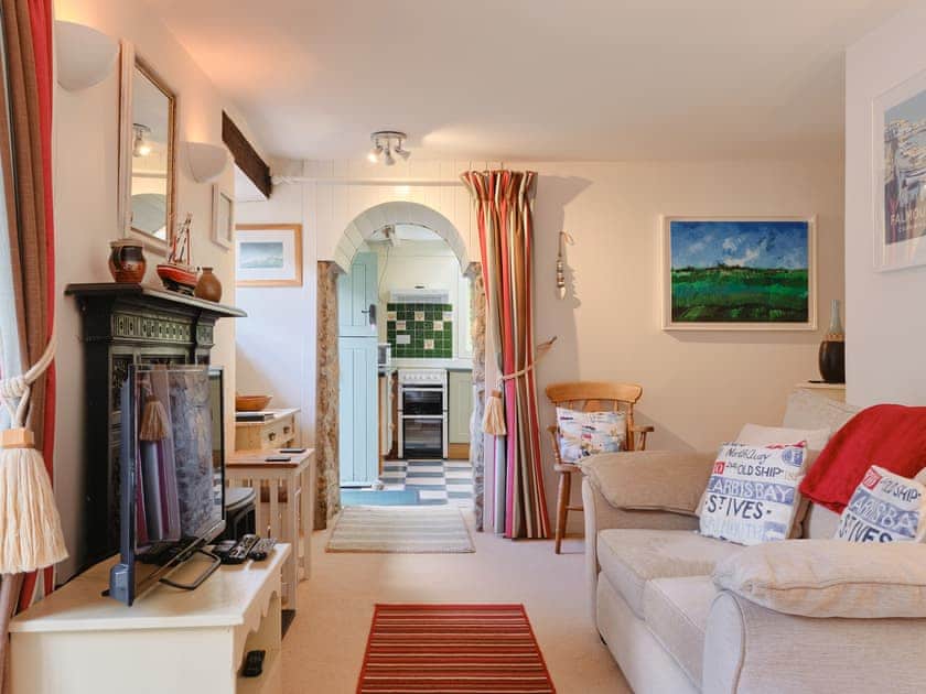 Living room | The Barn - Chypons Farm, Nancledra, near St Ives