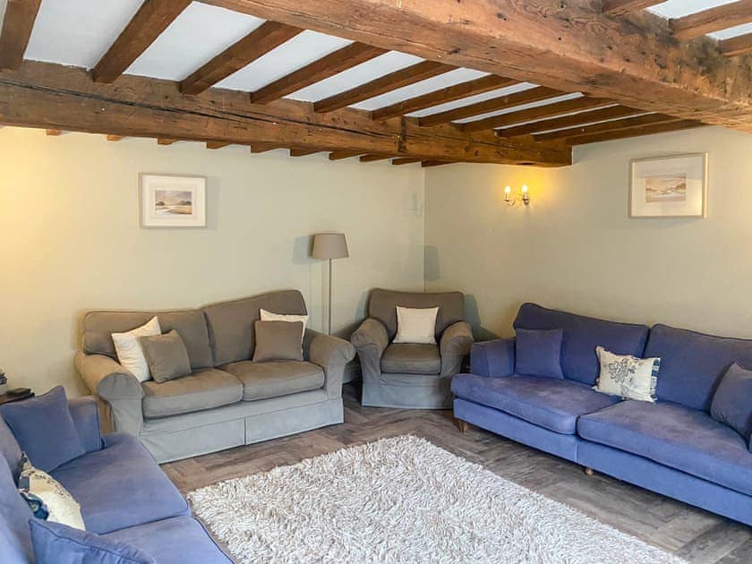 Living room | Foremark Threshing Barn - Foremark Cottages, Milton, near Repton