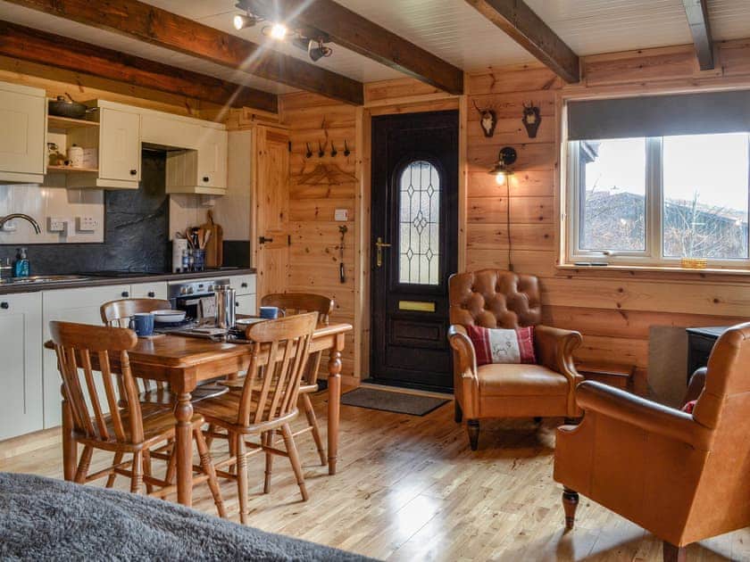 Open plan living space | Glenkens Lodge, Darly, near Castle Douglas